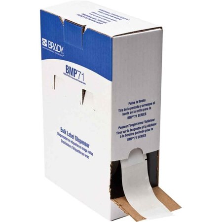 BRADY 4 x 1.5 in. Self-Laminating Vinyl Wire & Cable Labels 262-114878